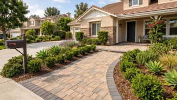 Front Walkways and Paver Paths That Make a Great First Impression